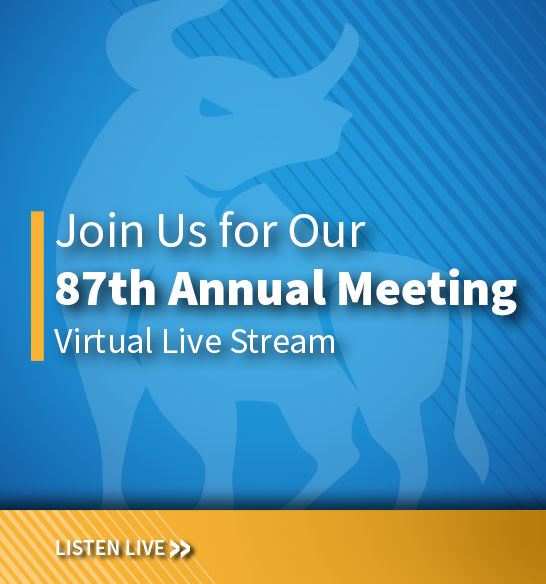 Join Us for Our 87th Annual Meeting Virtual Stream