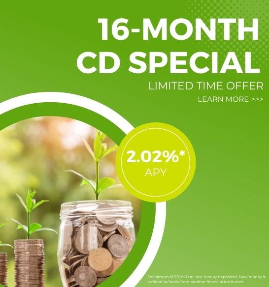 160-Month CD Special! Limited Time Offer - Get 2.02% APY