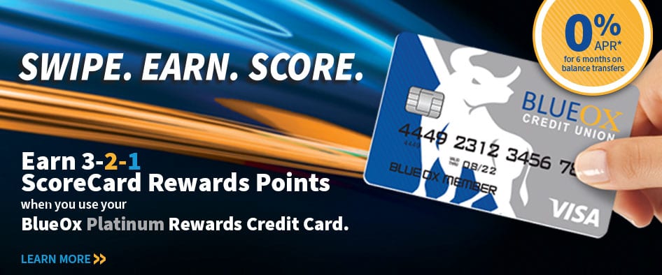 Swipe. Earn. Score. Credit Card Promo