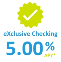 Free checking that pays high dividends of 5.00% APY* for balances up to $10,000 and offers great perks!