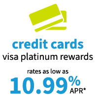 Credit Cards Visa Platinum Rewards - As Low As 10.99% APR