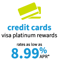 Credit Cards Visa Platinum Rewards - As Low As 8.99% APR