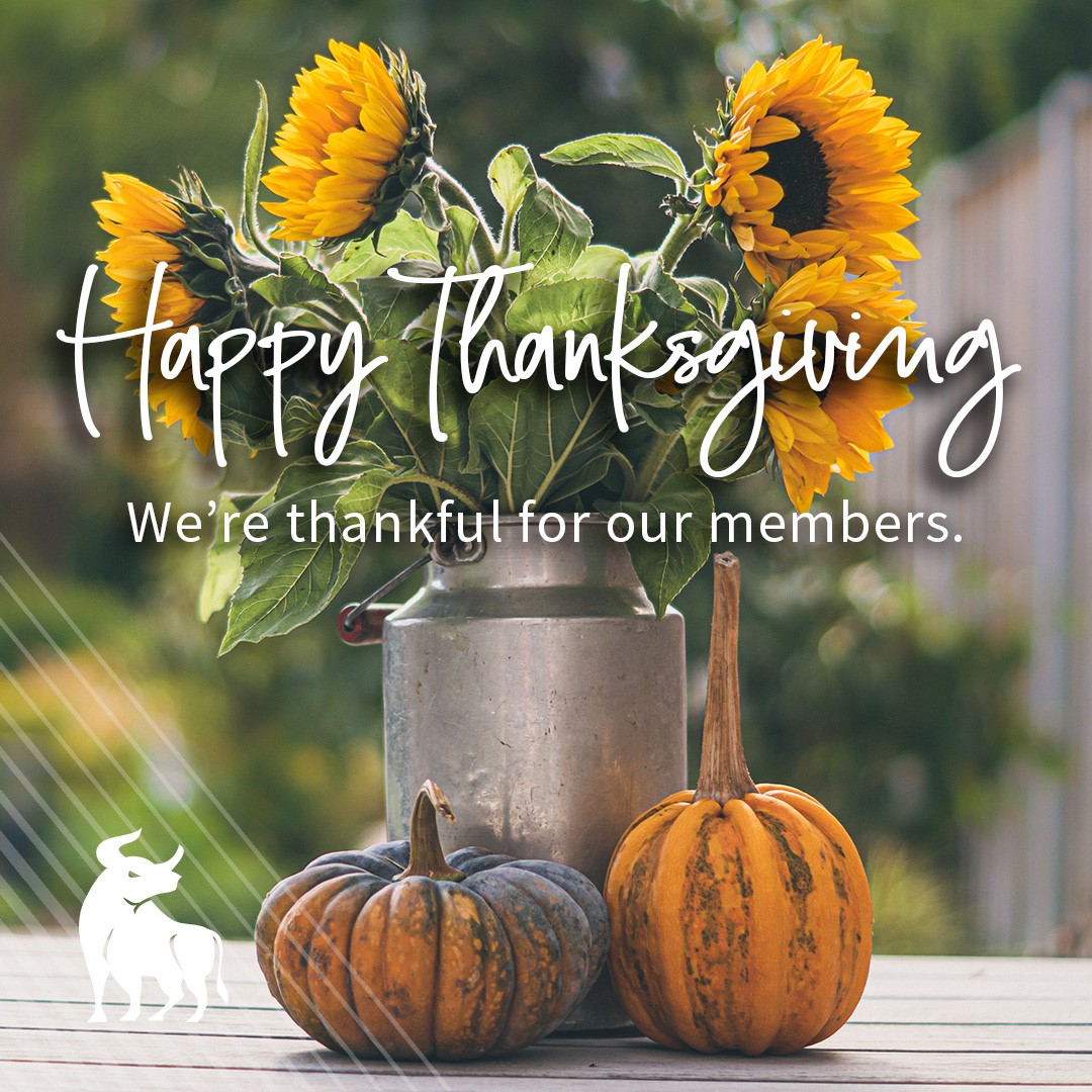 Happy Thanksgiving - BlueOx Credit Union