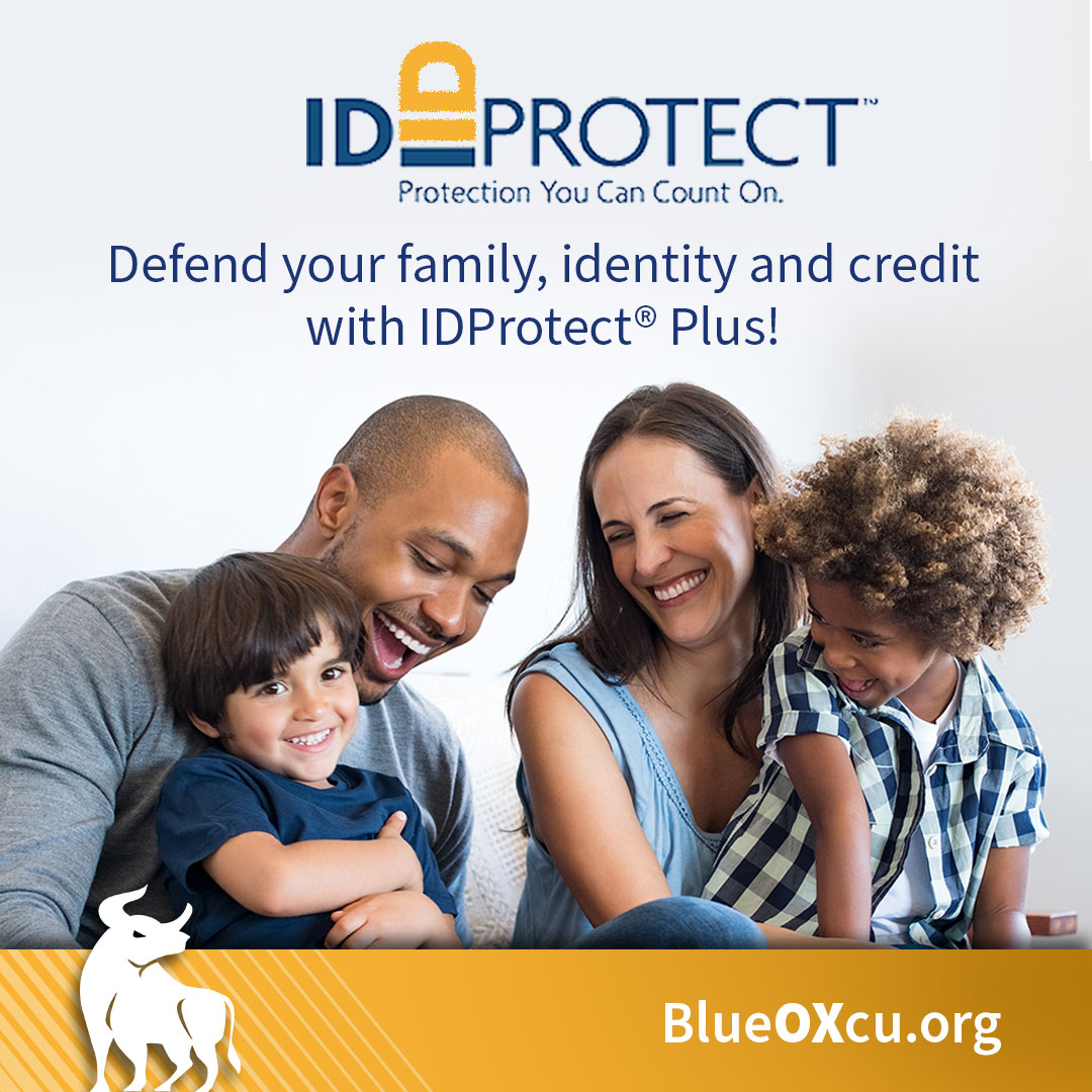 IDProtect Plus®. Defend your family, identity  and credit with IDProtect Plus.