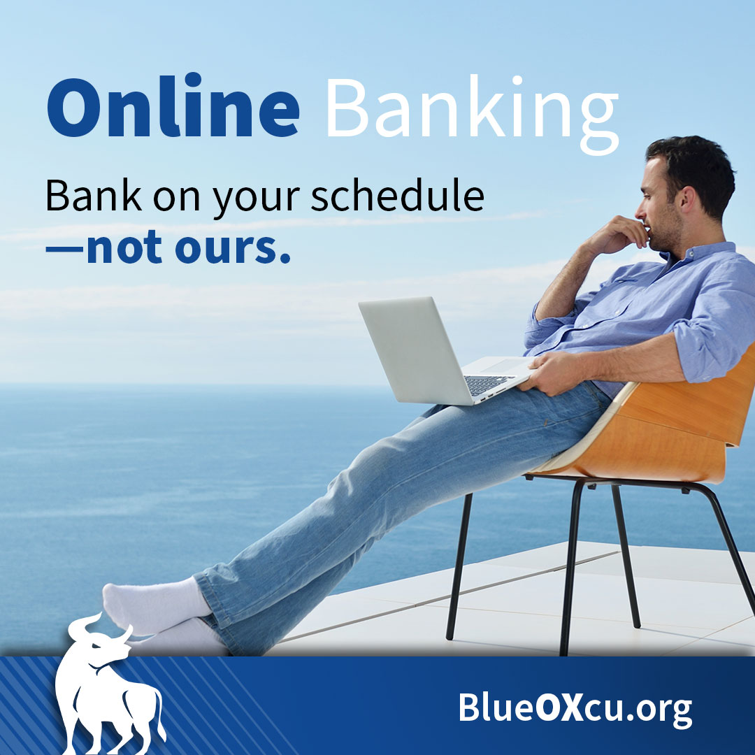 Online Banking. Bank on your schedule, not ours.