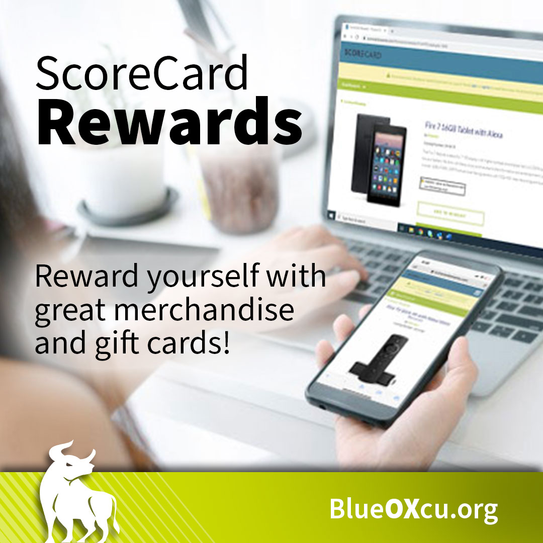 ScoreCard Rewards! Reward yourself with great merchandise and gift cards!