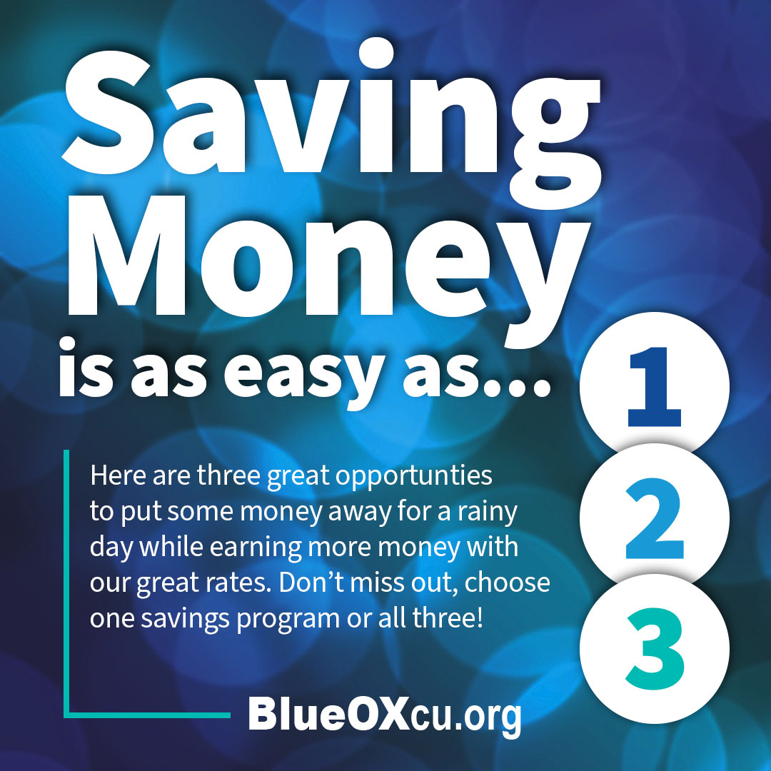 1-2-3 Savings Special - BlueOx Credit Union