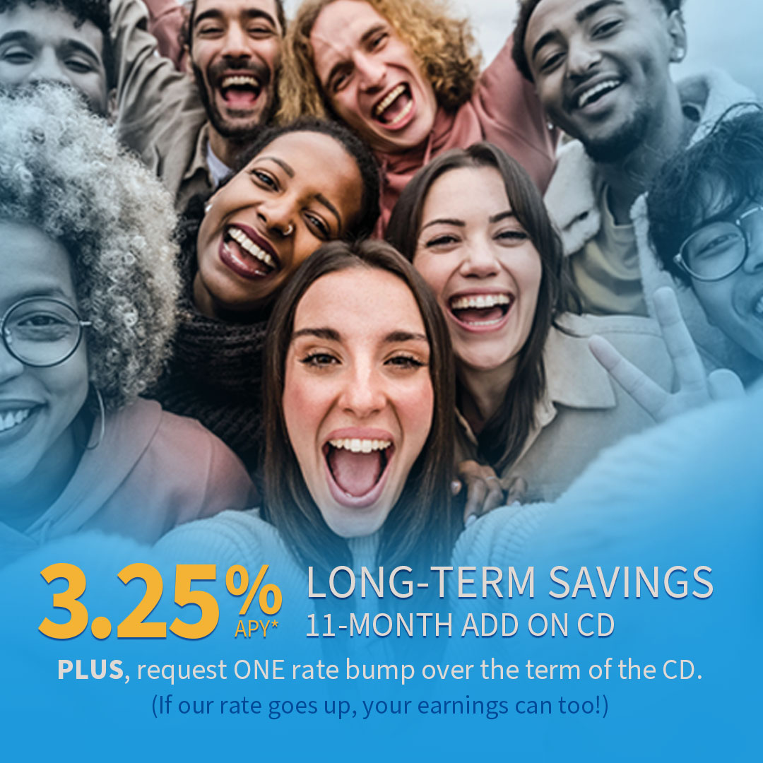 3.25% APY* Long-Term Savings Special - BlueOx Credit Union